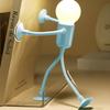 Funny Sportsman Night Light Versatile Lamp Creative Stretchable Silicone Nursery Table Lamp Kids Night Lights Cordless Lamp