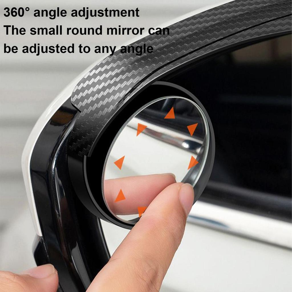 Spot Mirrors for Cars Vehicle Rearview Accessory 2-in-1 Wide Angle Round Blind Spot Mirror for Commuting Camping Daily Offroad
