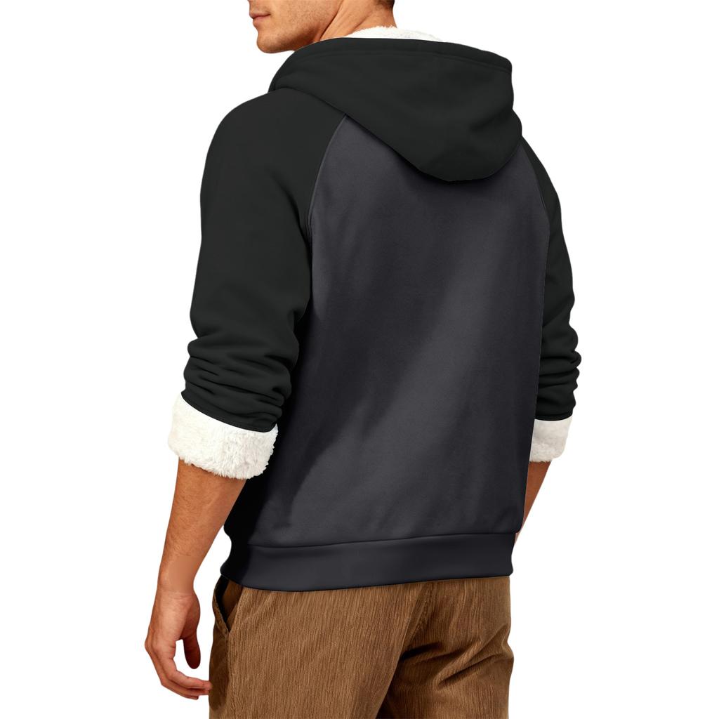 Ανδρικό Καθημερινό Ζεστό Μπουφάν με Κουκούλα