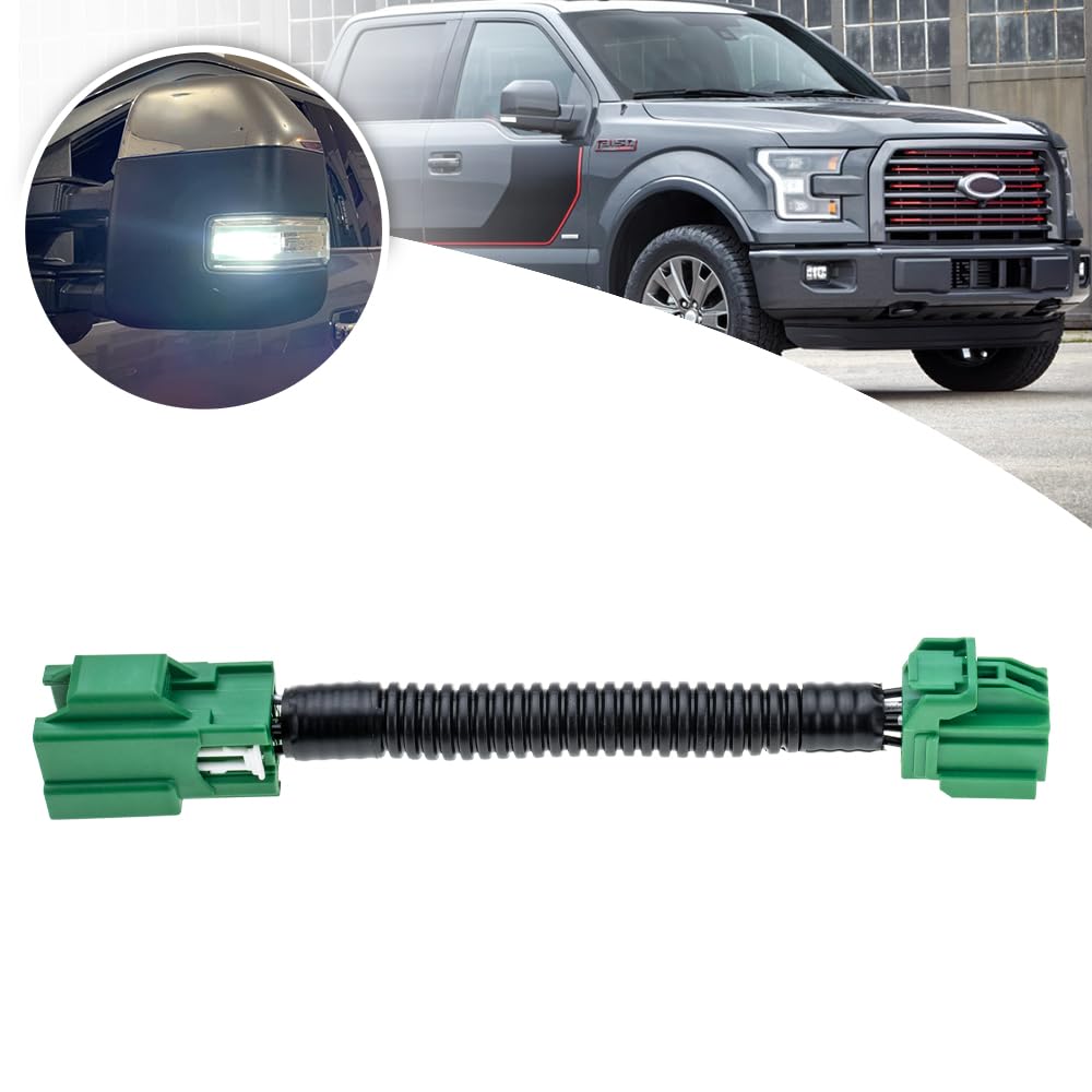 

Led Side Mirror Spot Lights Low Speed Override Harness for 2015-2020 F ord F150, 2017-2022 F ord F250 F350 Super Duty Spot Lamps Always On Adapter - A. Standard(Manual Off)