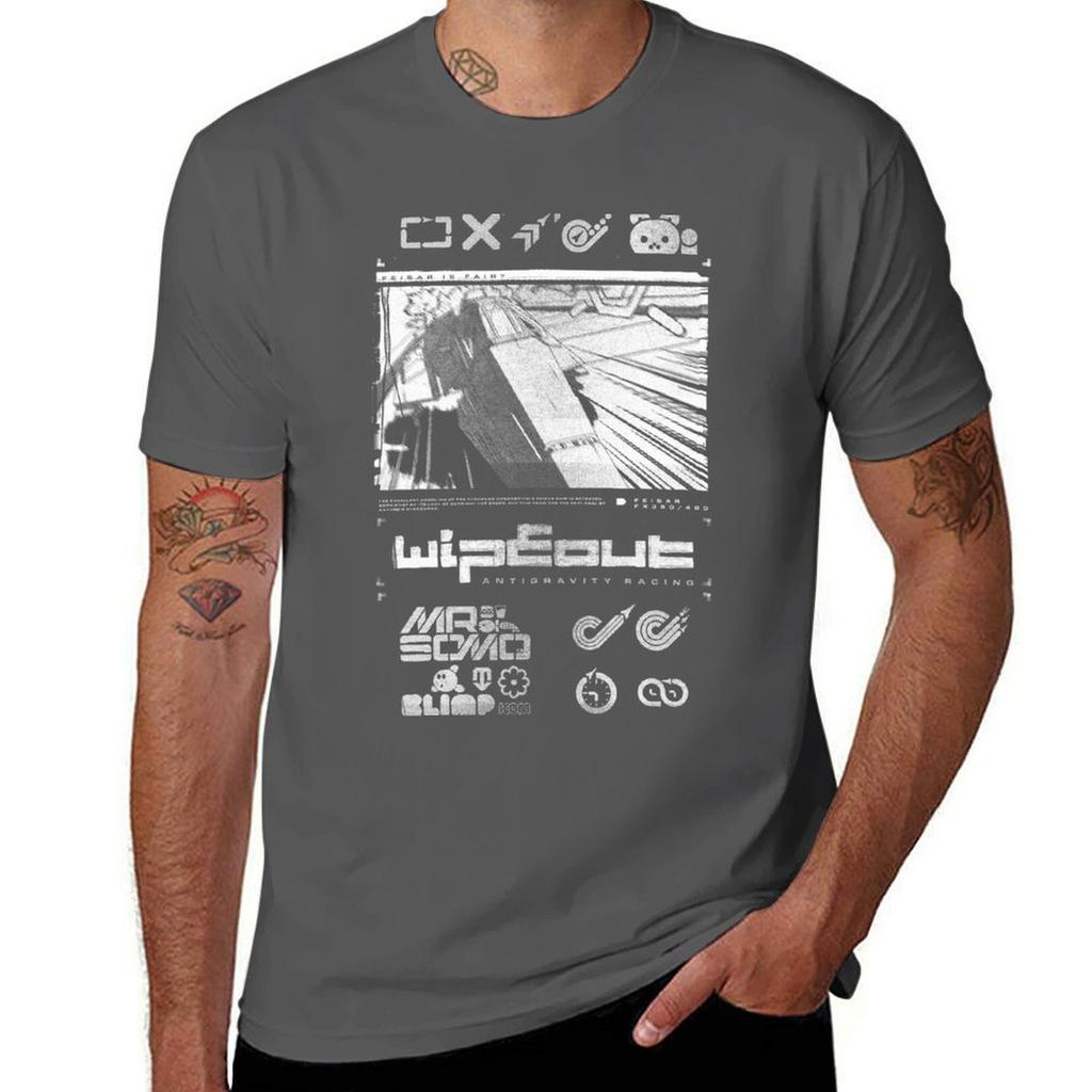 Wipeout Fury Feisar Streetwear Kunst Weißes T-Shirt Shirts Grafische T-Shirts Niedliche Oberteile T-Shirt Unisex