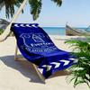 The Blues logo Print Beach Towel, Large Soft Quick Dry Towel for Beach Camping Swimming