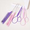 6pcs/set of professional hair styling tools - 2pcs pointed tail combs and 4pcs braiding tools, special for real hair wigs