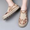 Heren Sandalen Zomer Comfortabel Man Casual Schoenen Mode Slippers Handgemaakt Ademend Lopen Rijden Voetbovenkleding