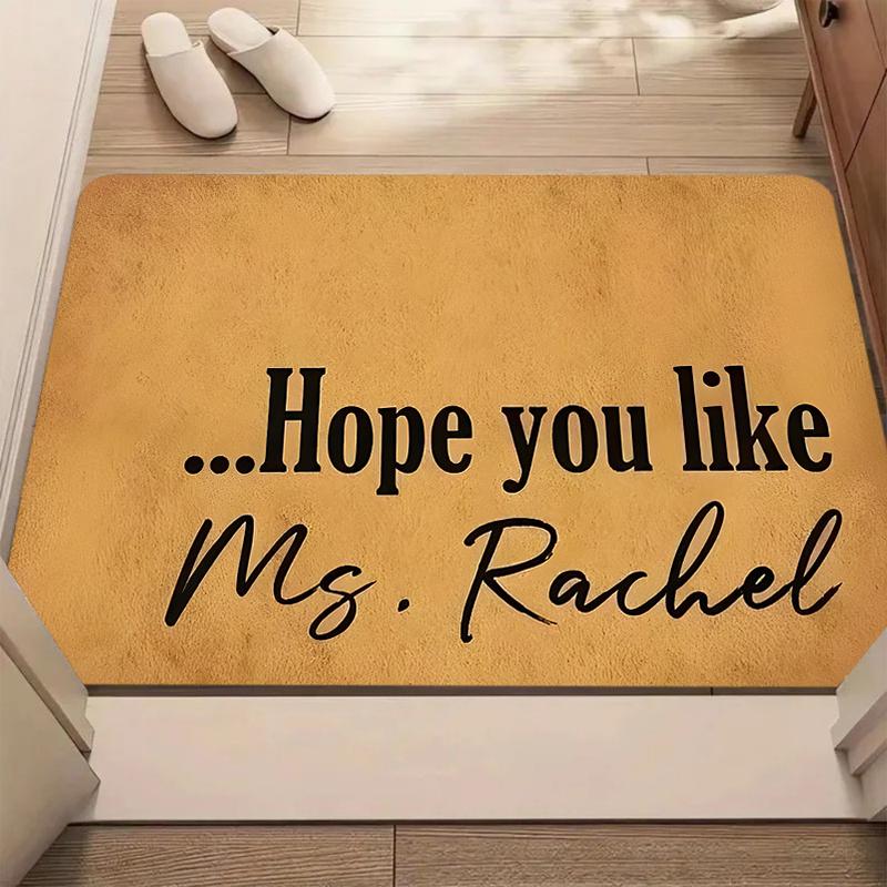 

Hummingbird Welcome Hope You Like Ms Rachel Dogs Welcome Print Non-Slip Entryway Mat for Home Decoration in Brown Beige 40cm x 60cm