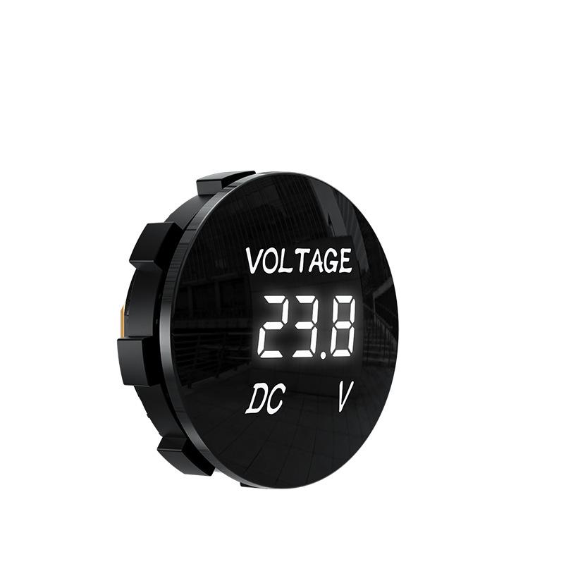 5V-48V DC Digital Panel Voltmeter Voltage Meter Tester LED Display For Car Auto Motorcycle Boat ATV Truck Refit Accessories