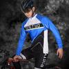 Mens Long Sleeve Cycling Jersey Shorts Set Quick Dry Breathable Mountain Road Bike Apparel