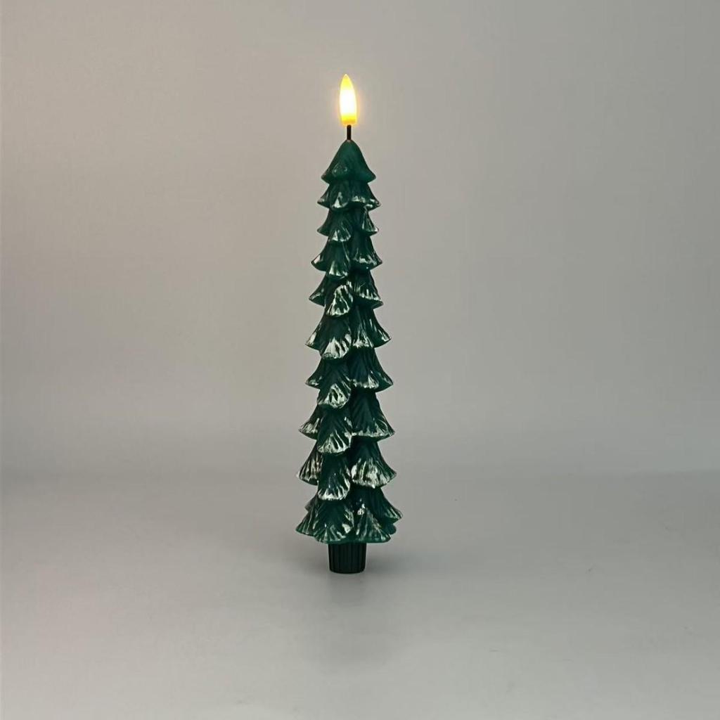 LED Christmas Pinecone Candle Light - Paraffin Holiday Decoration Atmosphere Modeling Light