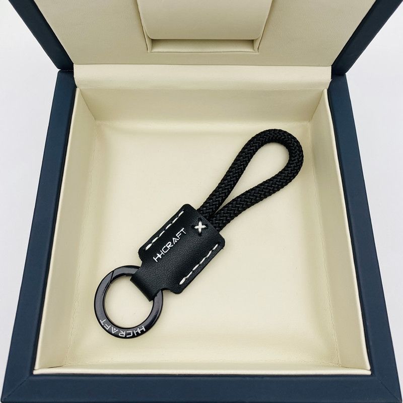 Handmade Leather Car Key Chain Pendant, Exquisite and Simple, Personalized Key Chain Rope for Men and Women