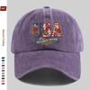 pc USA Th Anniversary Printed Baseball Cap with Floral Casual Decor Design Papa Hat Comfortable And Lightweight Adjustable
