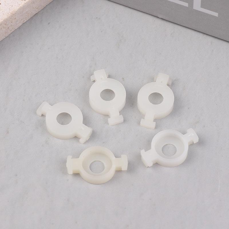 10 Adet Piston Yay Braketi Trompetler İçin Plastik Valfler Pedler Trompet Aksesuarları Yedek Parçalar Kornet Destek Plakaları