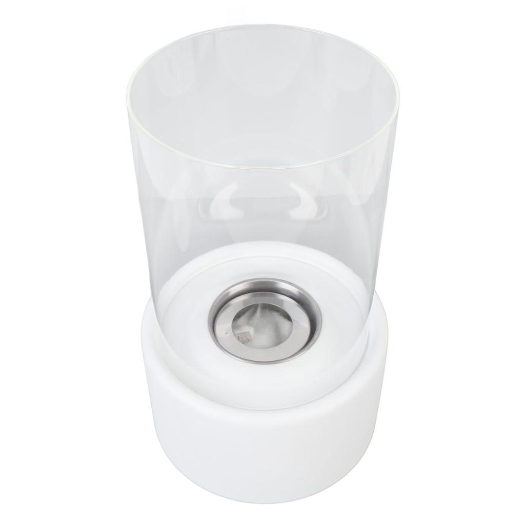 Tischkamin Tragbar Rauchfrei Innen Außen Tischkamin Mittelstück für Zuhause Weiß