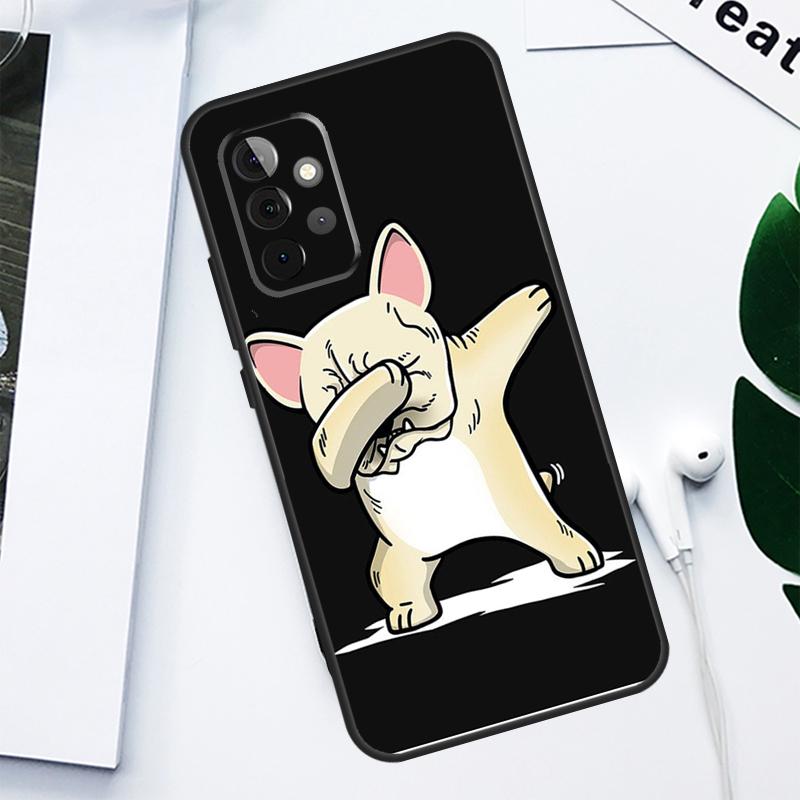 french bulldog For Samsung Galaxy A06 A05 A16 A54 A34 A14 A55 A35 A15 A53 A33 A13 A22 A32 A52 Phone Case