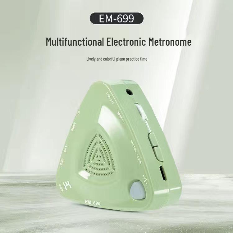 Yinuo EM-699 Electronic Metronome for Piano, Guitar, Drums, Guzheng, and Vocals - Precise Rhythm Keeper for Grade Exams.