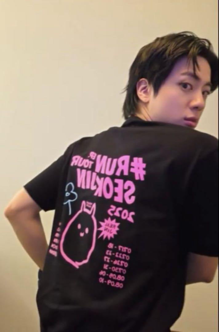 

[USED] BTS JIN RUN SEOKJIN T-shirt, size M