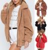 Bear Thick Womens Warm Fleece Jacket Coat Loose Zip Up Outwear Tops Casual