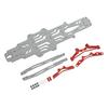 RC Drift Racing Chassis Carbon Fiber Aluminum Alloy RC Car Chassis Plate for MST RMX2.0S RRX2.0S 1 10 Silver