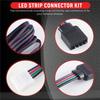 Feb.16.4FT(5M) 4-Pin RGB LED Strip Extension Cable,LED Strips Connectors Kits For 5050 Flexible RGB LED Strip Light