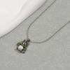 Hot-selling dark wind necklace personalized devil doll design zircon long necklace unisex item