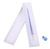 Tomtask Glasfeder und Stifthalter Füllfederhalter und Feder Dunkles Set, Transparent, G-Feder, Stift, Tinte, (Wal-Design, Blau)