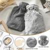 4 Pack Hot Water Bottle with Soft Cover for Pain Relief Hot Water Bag for Bed Women Men Body Pain Relief Hand Feet Warmer Winter Gift(2L)   2L