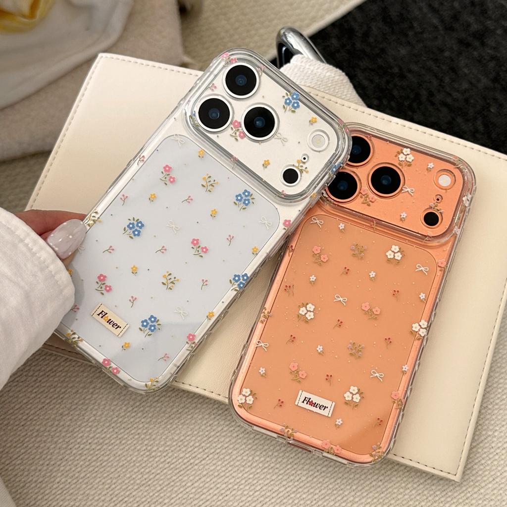 Small floral application Apple 17 mobile phone case iphone17pro max fresh ins wind 15 soft set 13 temperament 16