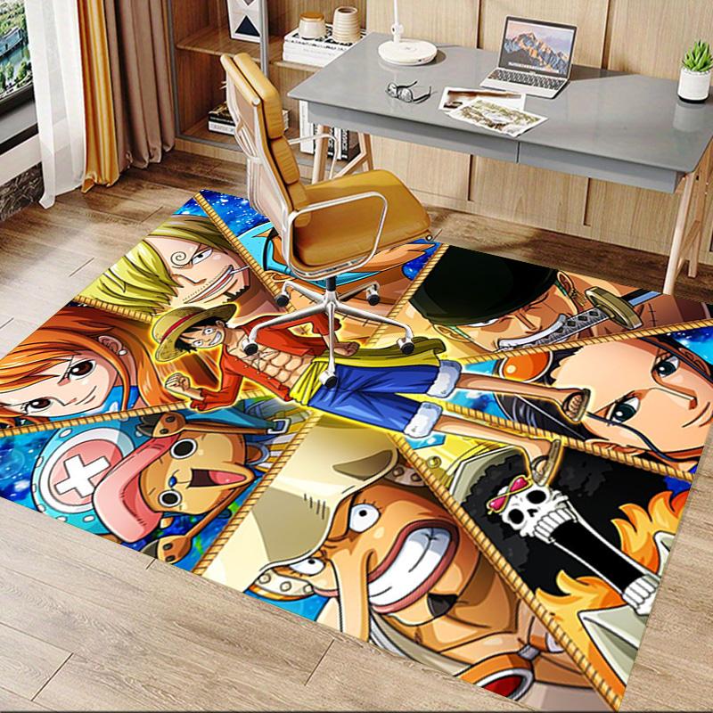 One Piece Adventure Carpet For Playroom Bedroom Living Room Sofa Home Decorkids Game Area Rug Nonslip Floor Mat