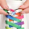 Magnetic Lock Shoe Laces Rainbow Elastic Laces Sneakers No Tie Shoelaces Without Ties Shoelace for Shoes Adults Kids Shoestrings