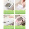 Assento de Vaso Sanitário Padrão Desenho Animado Antiderrapante Adesivo Descascar e Colar Protetor de Assento de Vaso Sanitário Autoadesivo Cobertura de Assento de Vaso Sanitário para Banheiro com Neutralizador de Odores de Aromaterapia