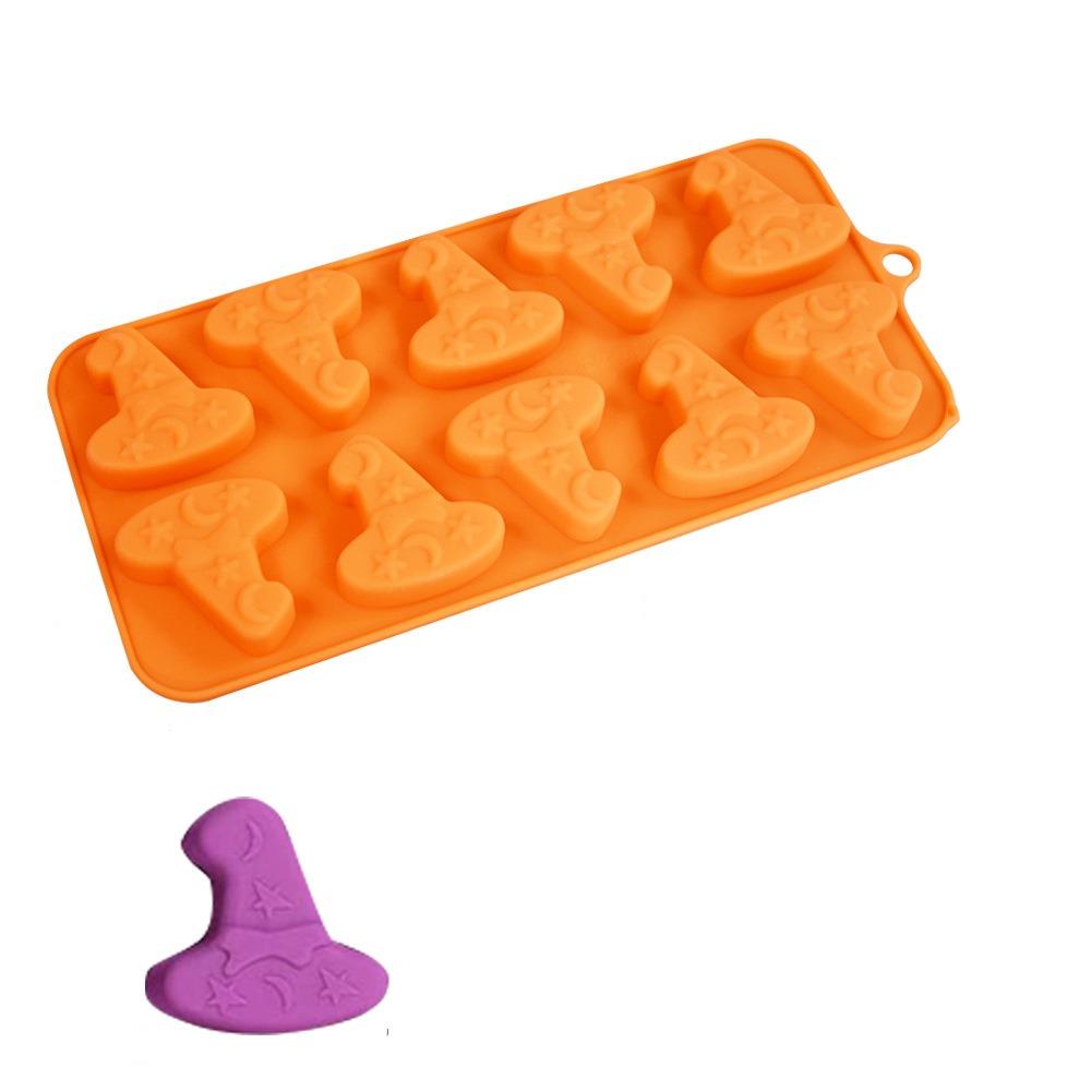 6 Cavity Witch Broom Cookie Mold DIY Mousse Cake Mould Bakeware Finger Biscuit Mold  Resin
