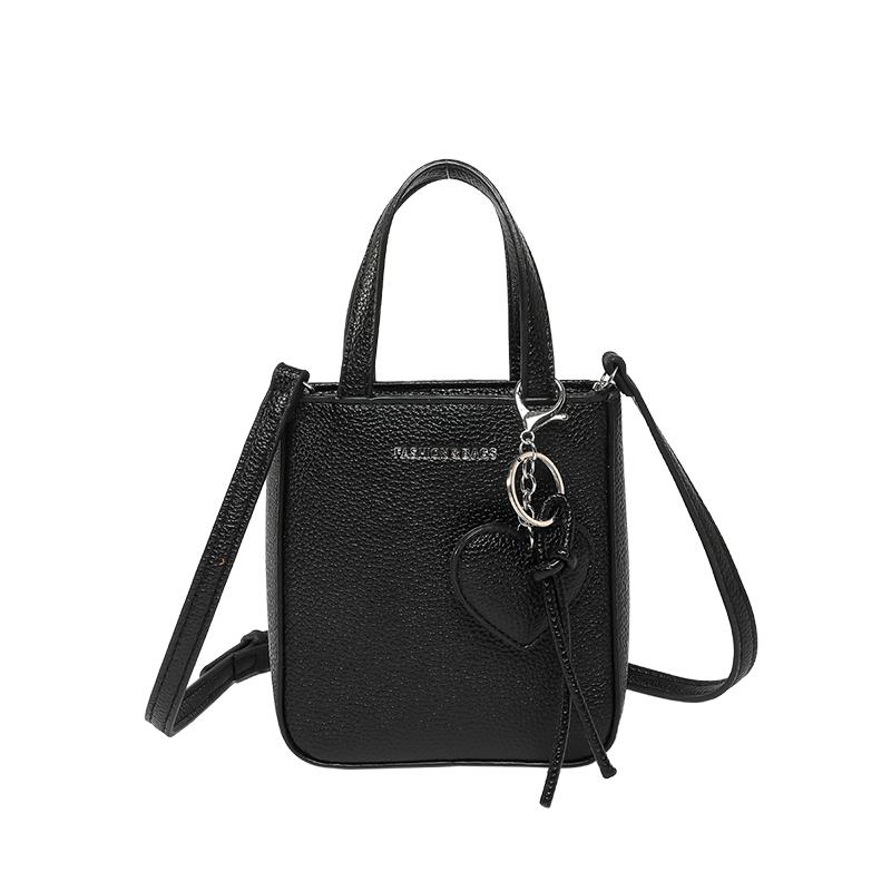 

2026 Hot Sale Fresh Simple Fashion Gold Shoulder Bags New Solid Color PU Zipper Popularity Small Square Crossbody Versatile Bags чёрный