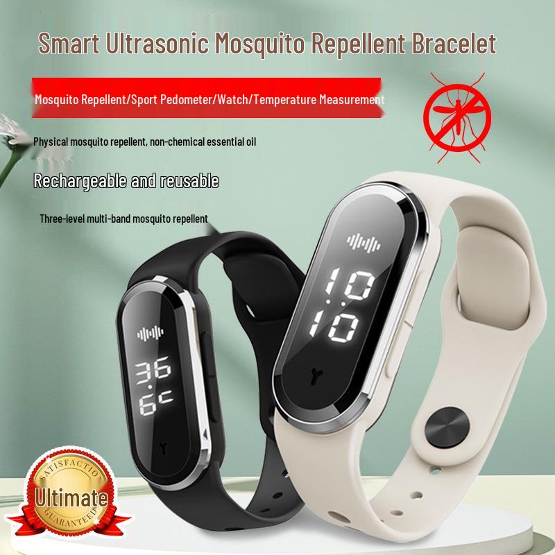 Portable Bionic Mosquito Repellent Watch & Thermometer for Kids
