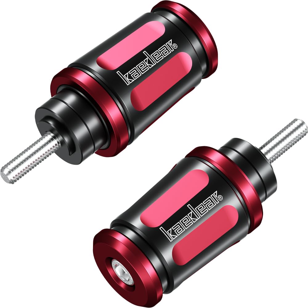 

Kaedear Bar End Motorcycle Handle Bar End Motorcycle Handle Weight Motorcycle Supplies Motorcycle Adjustable Bar End KDR-BE2-HYSM6-R (Red/Black,