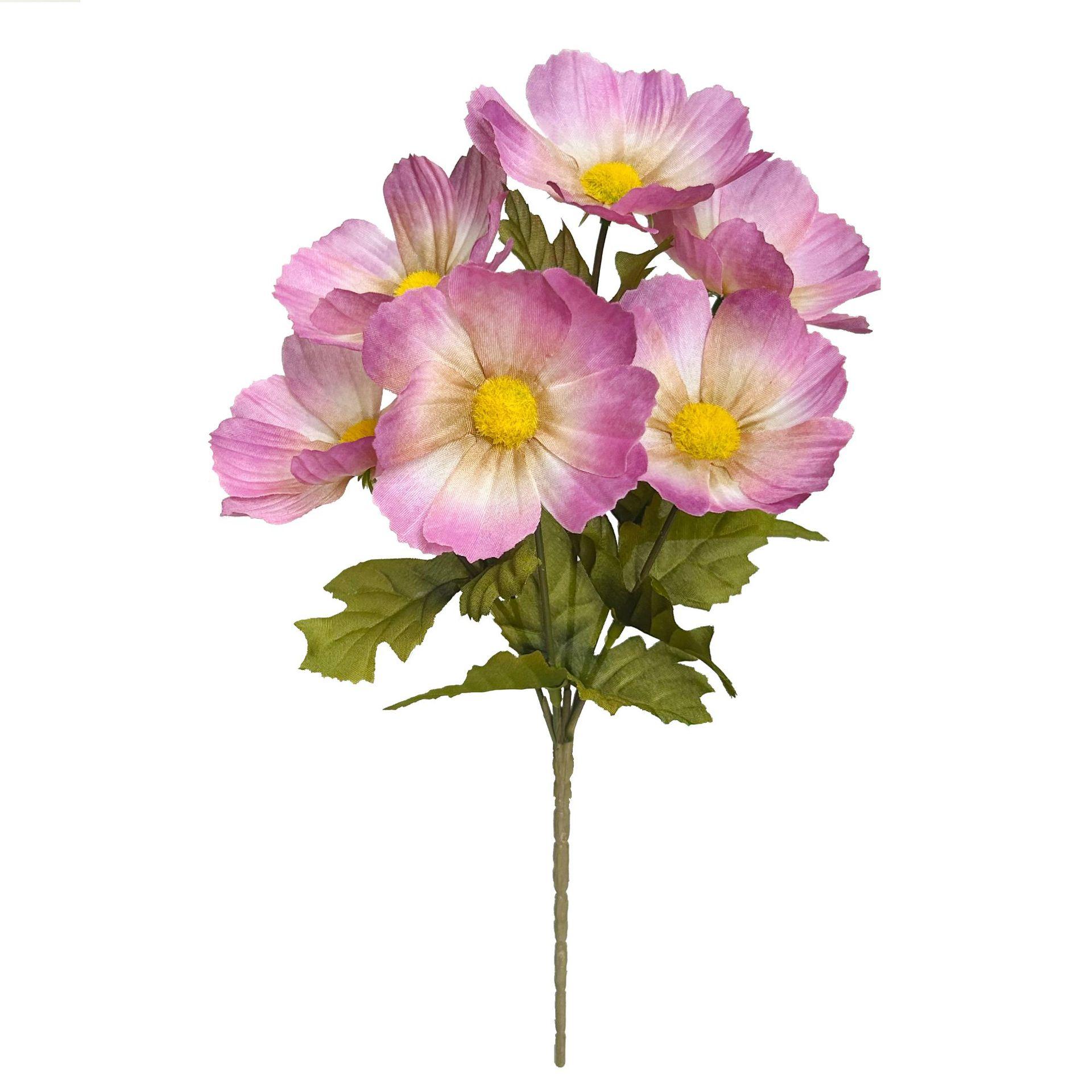 

Simulation flower cosmos gesang flower handle bouquet silk flower dining table living room home decoration picnic shooting props 1PCS світло-рожевий колір