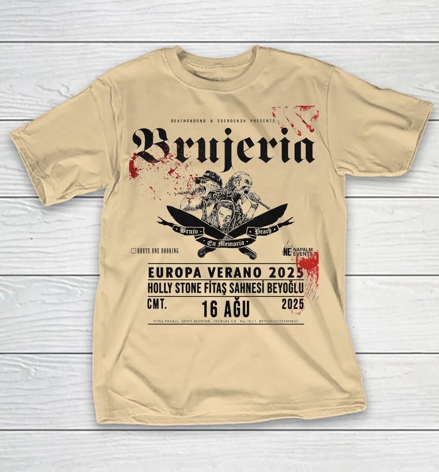 NEW Brujeria Band Tour 2025 Gift For Fan S5XL Sand Tshirt K477 Unisex T-Shirt XL