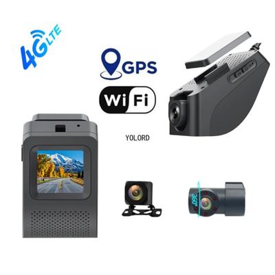 מצלמת דרך 1080P עם ניטור מרחוק ברשת 4G למכונית, מצלמת רכב Wifi GPS Dvr Dashcam מקליט וידאו 24 שעות ביממה, ראיית לילה, חניה