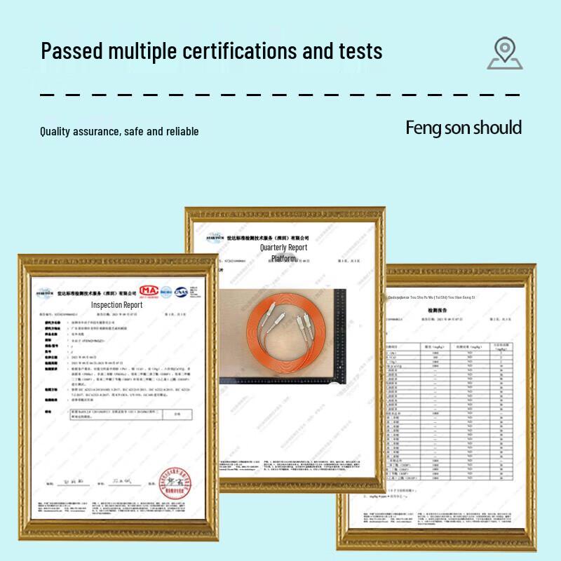Telecom Grade Fiber Optic Patch Cable (FC-LC, Multimode, Duplex)