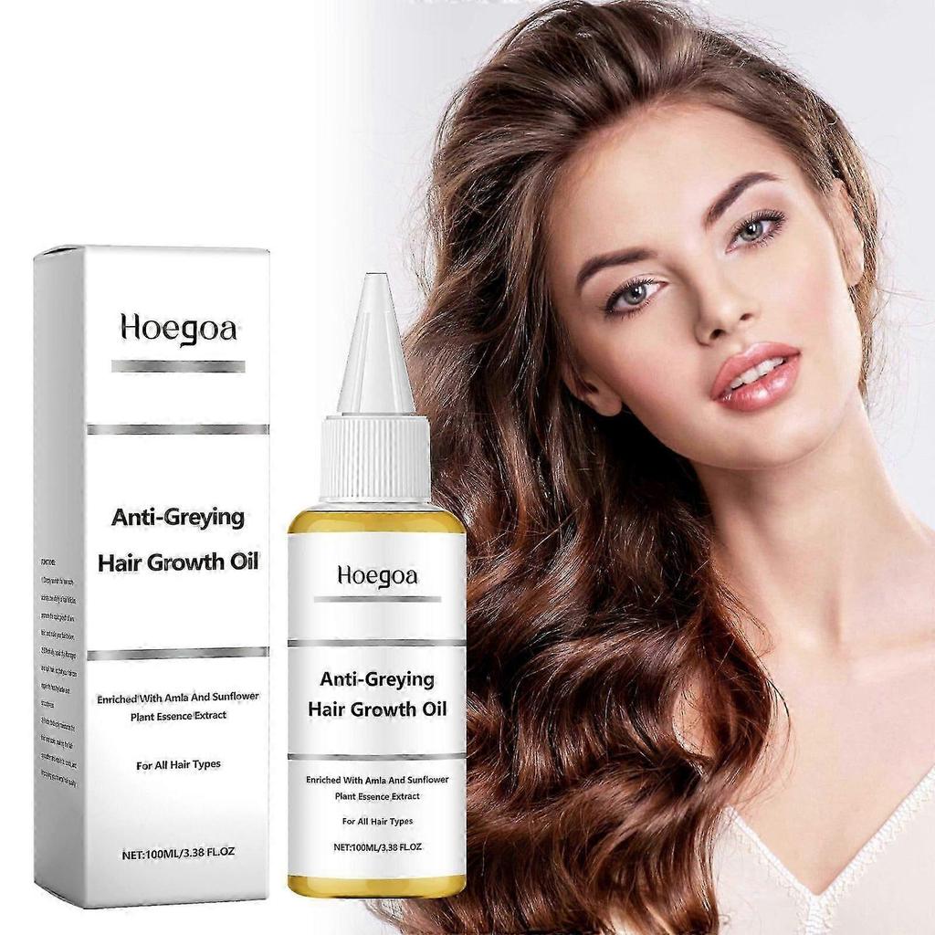 Olio per la Cura dei Capelli Hoegoa Delicato Nutriente Capelli Morbidi Idratante Olio Quotidiano per la Cura dei Capelli