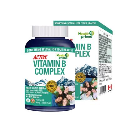 Health Friend Canada High-Concentration Active Vitamin B Complex 6-month Supply of 9 Types of Multi-functional Vitamin B Complex