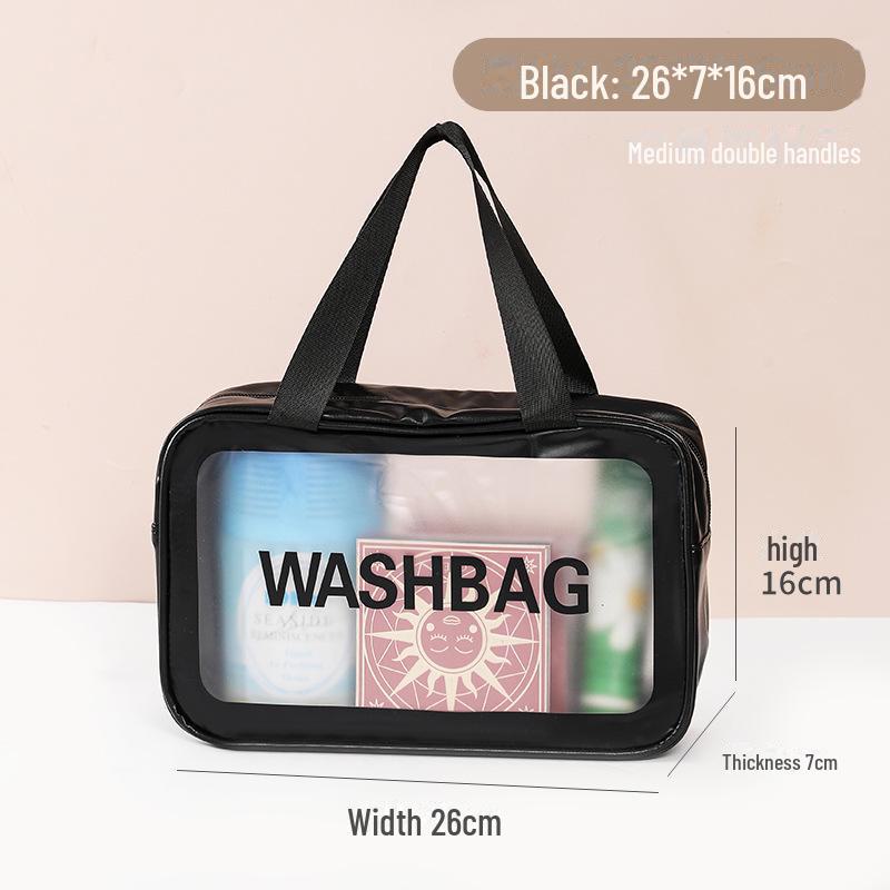 Large Capacity Waterproof PVC Travel Toiletry Bag - Cross-Border Cosmetic & Swim Storage
