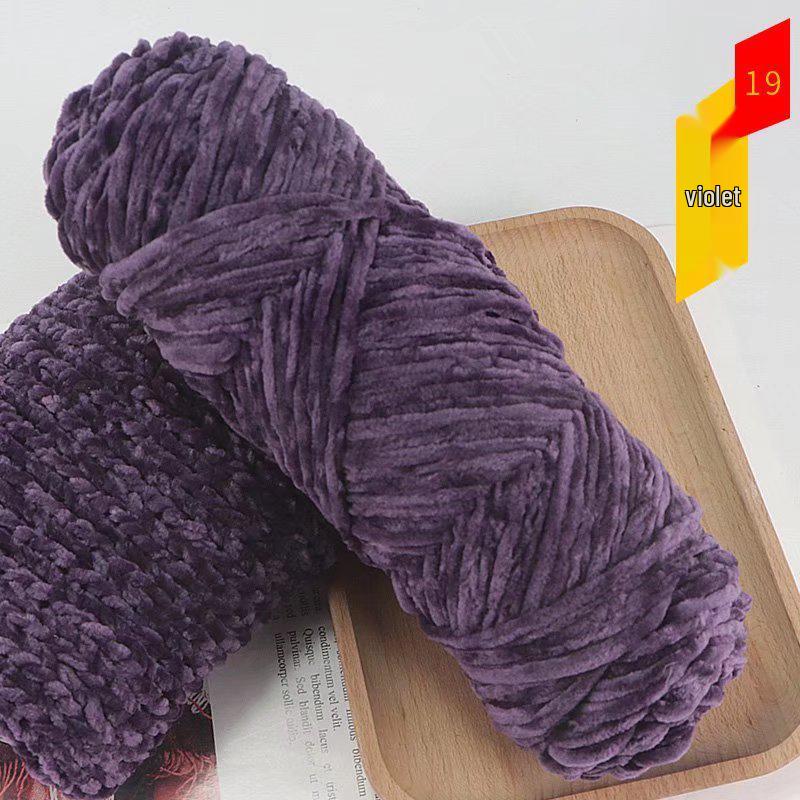 

Пряжа Edelweiss Gold Velvet Chenille для ручного вязания DIY шарфов средней толщины и кукол