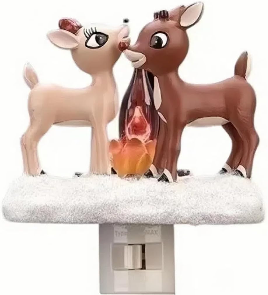 

110V-US Halloween Night Light,Plug in Night Light,Santa Claus&Moose Night Light,Halloween Night Light Indoor Decorations