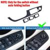Carbon Fiber Window Lift Switch Button Panel Cover Trim NEW For BMW M3 E92 E90 M