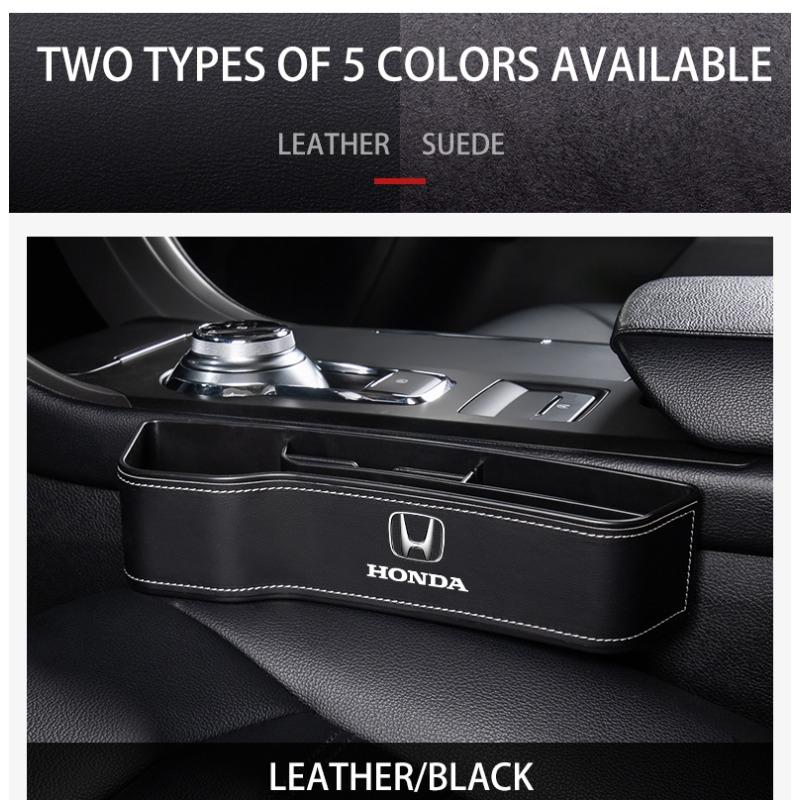 2Pcs Car Seat Organizer Seat Crevice Storage Box Multifunction Goods for Honda Civic Accord CRV HRV Fit Jazz City Odyssey Jade Vezel