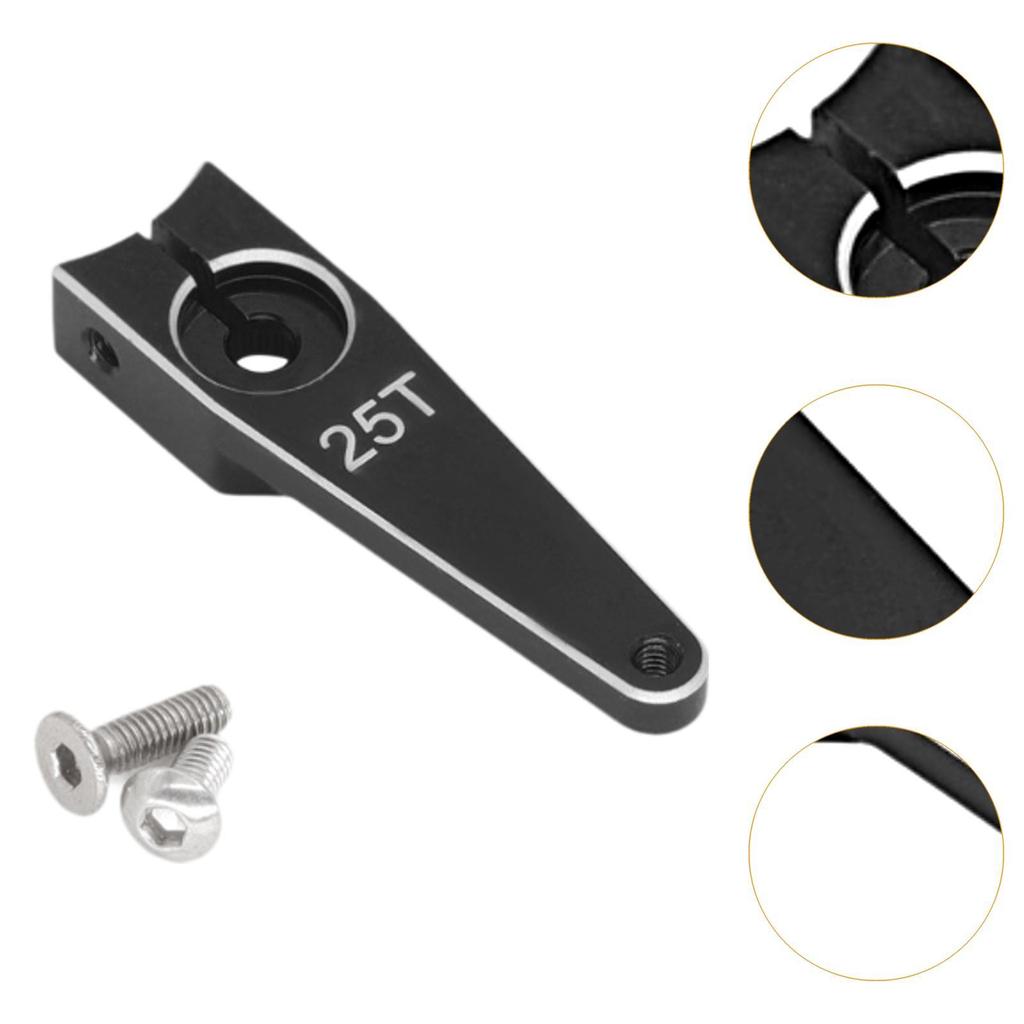 25T Metal Servo Arm for RC Car Steering Component Replacement