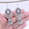 Fashionable Boho Ethnic Style Bell Tassel Women's Drop Earrings
