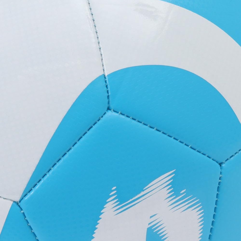 Adidas TIRO Club Soccer Light Blue and Size 5 Machine-Stitched Ball, White,