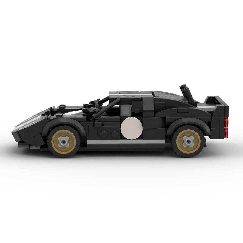 Creative Ford Racing Car Model: DIY MOC Building Blocks, Compatible with Lego – Perfect Gift for Car Enthusiasts & Kids