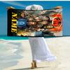 Personalized Customized Proof Beach Towel with The Fellowship of the Ring Pattern - Soft, Absorbent,quick-drying,perfect Swimming,camping&bathing