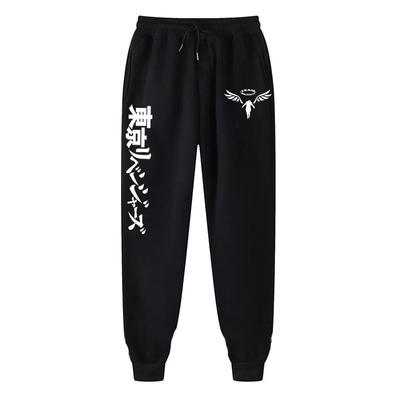 Harajuku japonské anime Tokyo Revengers Kalhoty Móda Manga Potištěné Muži Ženy Jogging Kalhoty Y2k Streetwear Kalhoty Tepláky